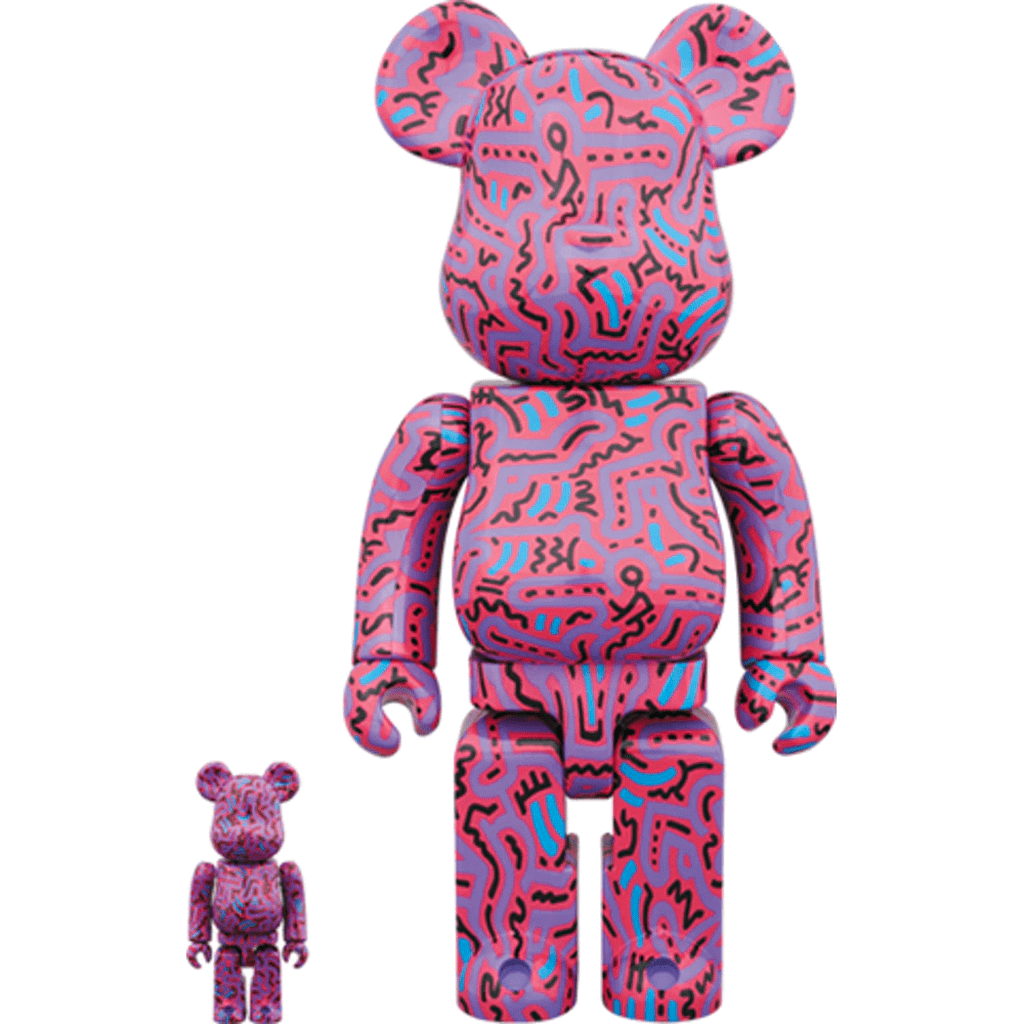 Be@rbrick - Keith Haring #2 (400% + 100%) - Lucky Cat Gallery