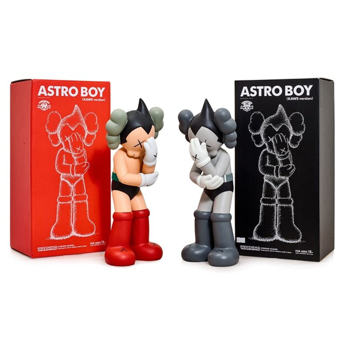 KAWS - Astro Boy Original and Mono with boxes