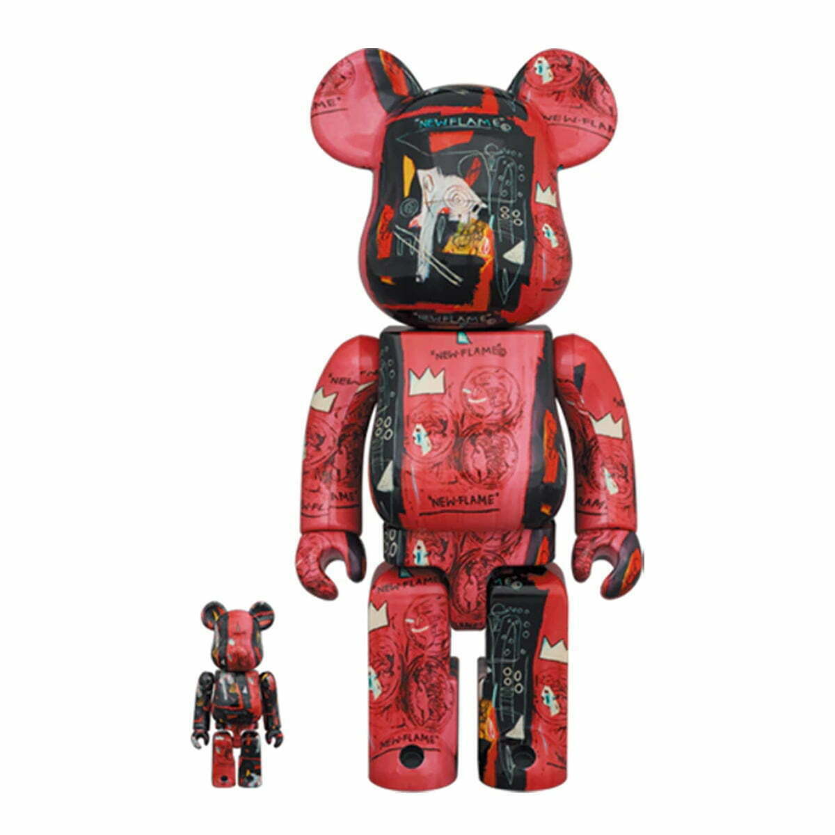 Be@rbrick - Andy Warhol x Jean-Michel Basquiat #1 - Lucky Cat Gallery