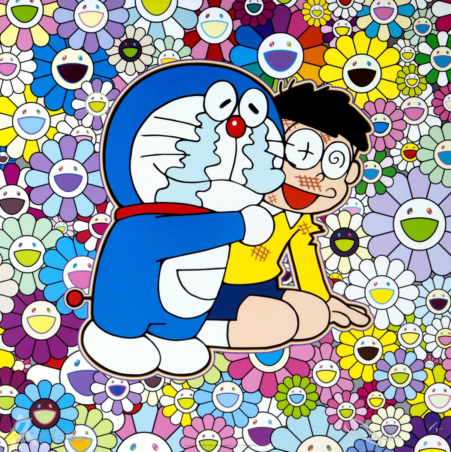 Takashi Murakami. Superflat doraemon